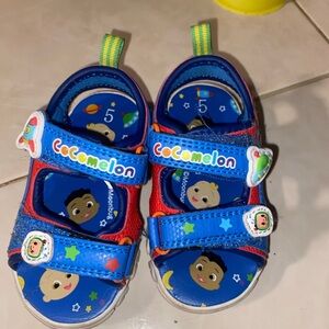Cocomelon Kids Blue and Red Sandals